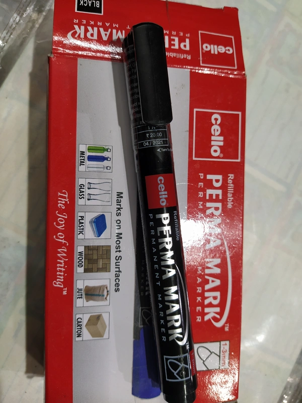 Cello Perma Mark Marker - black