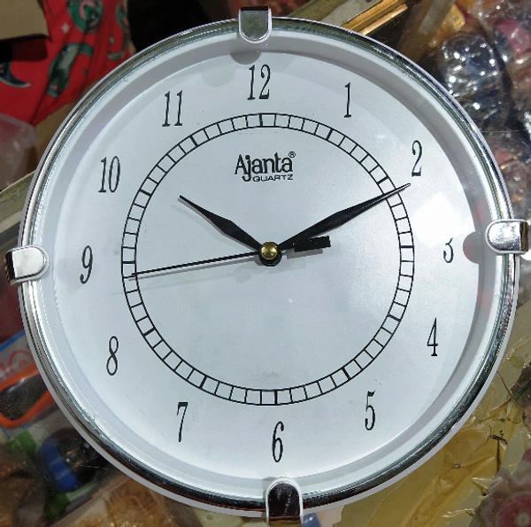 Ajanta Wall Clock - White