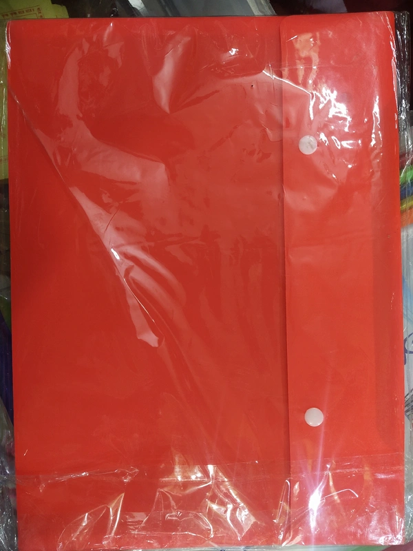 Cover File Button Bag Holder