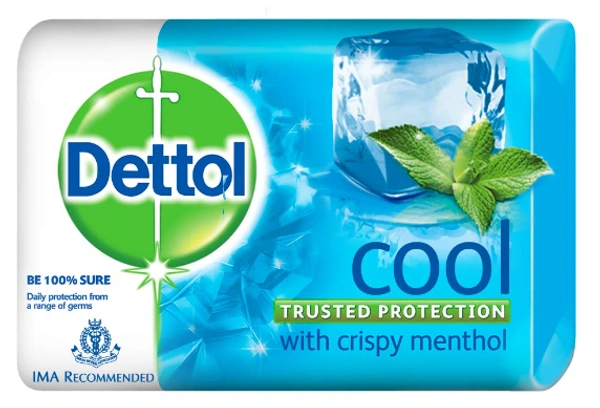 Dettol Intense Cool Soap 2X Menthol - 75gm