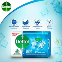 Dettol Intense Cool Soap 2X Menthol - 75gm