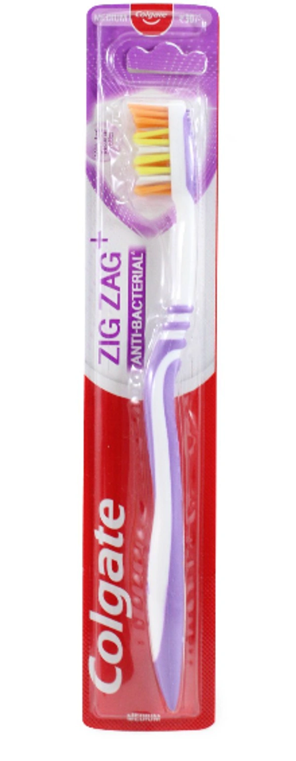 Colgate Zig Zag + Anti-Bacterial Toothbrush Medium