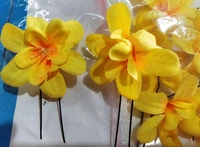Flower Hair Clip - Yellow