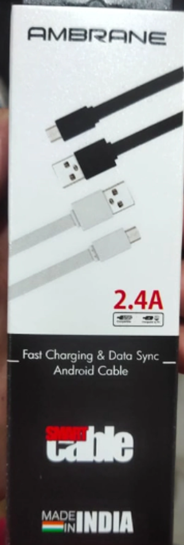 Ambrane Single Pin Micro USB Data / Charging 1m - AFC11