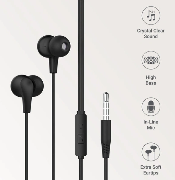Ambrane EP-56 Wired In the Ear With mic