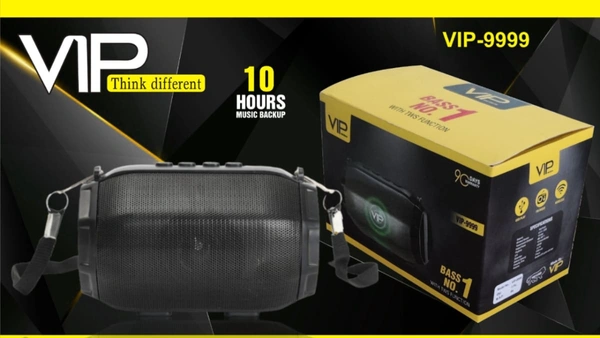 VIP 9999 Wireless / Bluetooth (Black, 5 W)