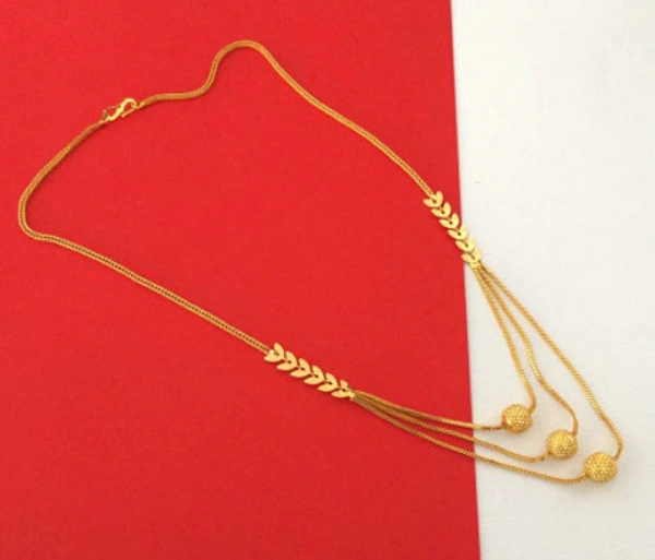 Dream Shades Antique Gold Layered Necklace - Gold, Free Size