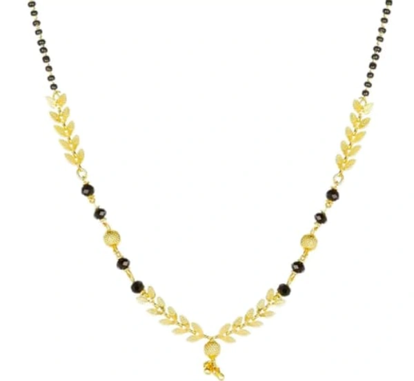 Dream Shades Yellow Gold Dainty Mangalsutra - Multi, Free Size