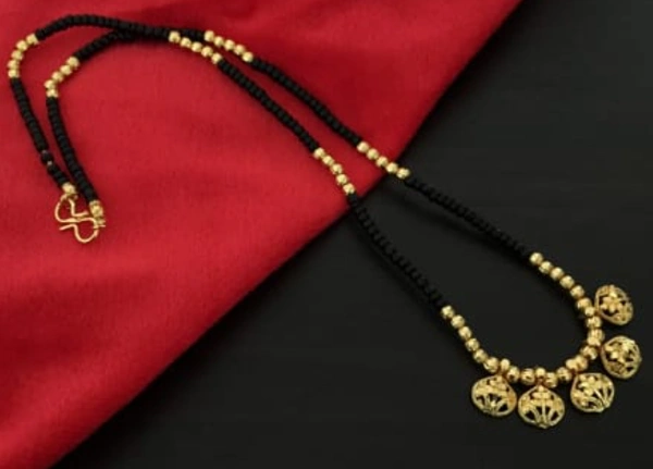 Dream Shades Yellow Gold Antique mangalsutra - Gold, Free Size