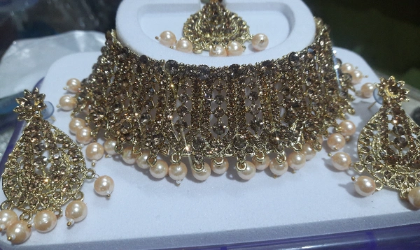 Dream Shades Antique necklace set - Red, Free Size