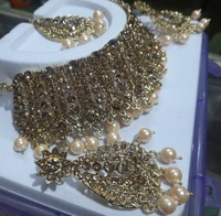 Dream Shades Antique necklace set - Red, Free Size