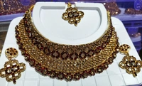 Dream Shades Red Choker Necklace - Red, Free