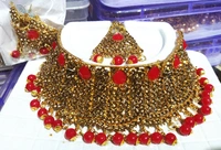 DS Red Choker Necklace - Red, Free