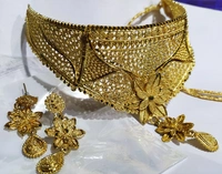DS Golden Antique Necklace Sets - Golden, Free