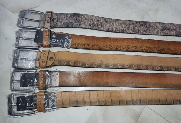 Ajanta/Kaezri Genuine Leather Formal Belt for Men - Antique mix, 28, 30, 32, 34, 36, 38