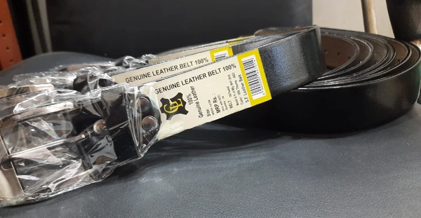 Ajanta/Kaezri Genuine Leather Formal Belt for Men, Leather Board - Black, 32, 34, 36, 38, 40, 42