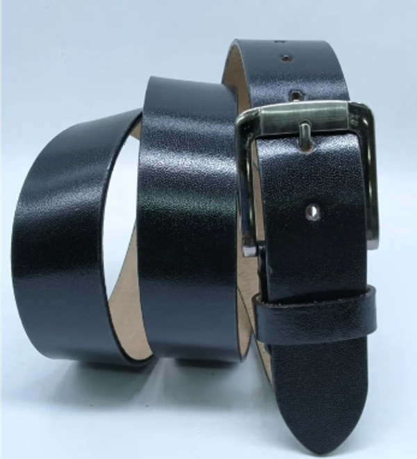Ajanta/Kaezri Genuine Leather Formal Belt for Men, Lekar 40mm - Black,  S, M, L, XL, 2XL