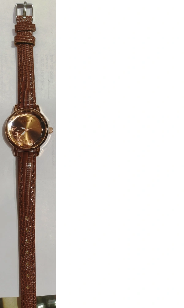 wrist watch for women - Brown, Free
