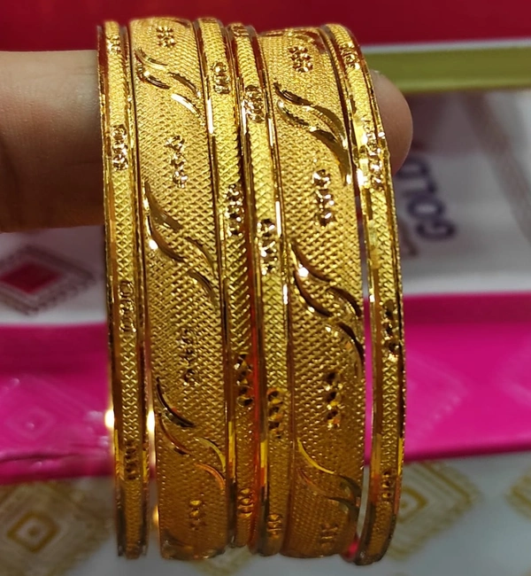 Gold bangles