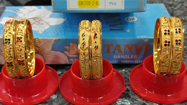 Gold bangles