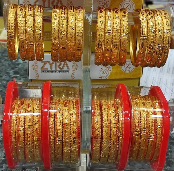 Gold bangles