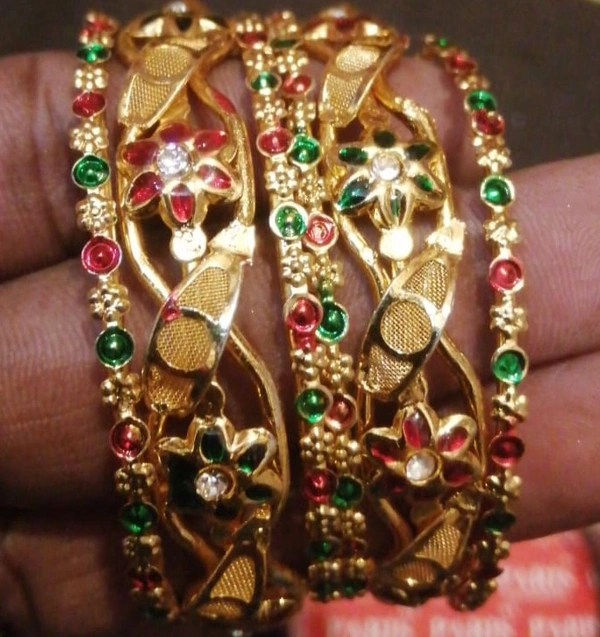 Gold bangles