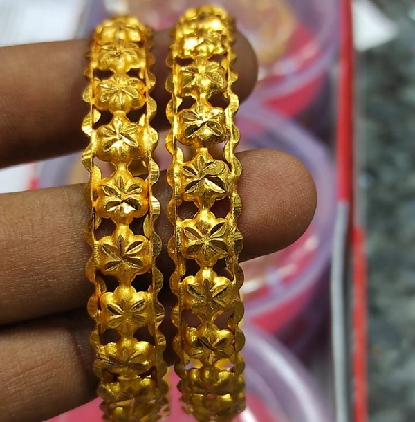 Gold bangles