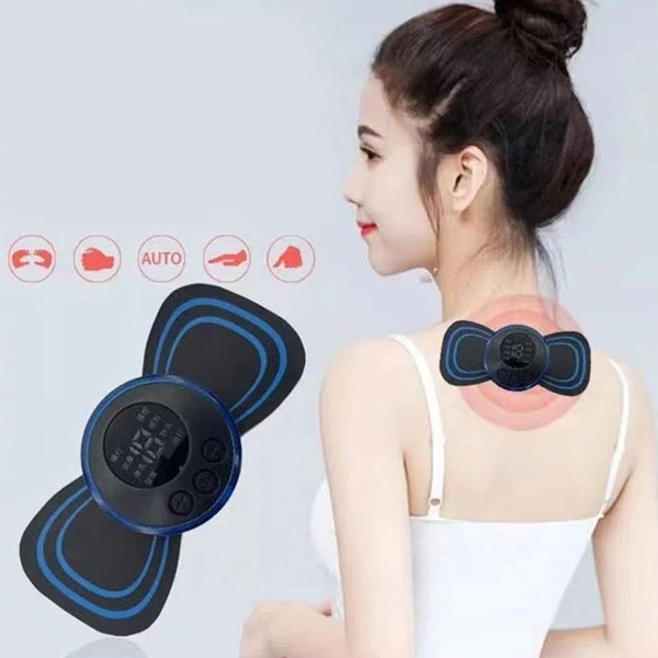 Butterfly Portable Rechargeable Electric Massager  - Blue