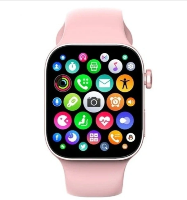 i8 Pro Max  Smart Watch Bluetooth Smart Wrist Watch for Smartphones, Bluetooth Smart Unisex Watch for Boys, Girls, Mens and Womens,Smart Watch  - Pink
