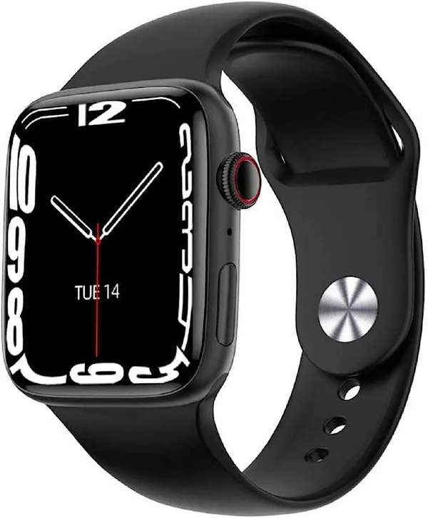 i8 Pro Max  Smart Watch Bluetooth Smart Wrist Watch for Smartphones, Bluetooth Smart Unisex Watch for Boys, Girls, Mens and Womens,Smart Watch  - Black
