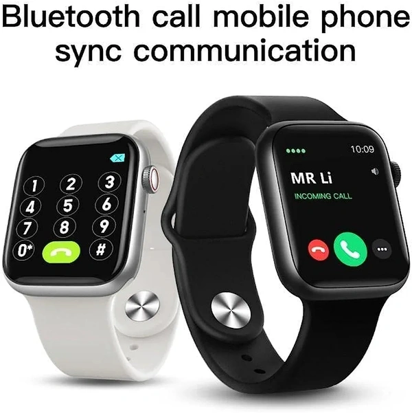 i8 Pro Max  Smart Watch Bluetooth Smart Wrist Watch for Smartphones, Bluetooth Smart Unisex Watch for Boys, Girls, Mens and Womens,Smart Watch  - Black