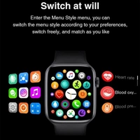 i8 Pro Max  Smart Watch Bluetooth Smart Wrist Watch for Smartphones, Bluetooth Smart Unisex Watch for Boys, Girls, Mens and Womens,Smart Watch  - Black