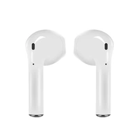 I12 TWS Bluetooth Earphones Touch Sensor with in Built Mic and High Bass Level Supporting All Smart Phones  - White