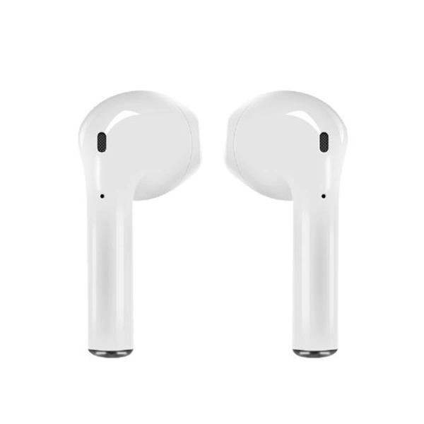 I12 TWS Bluetooth Earphones Touch Sensor with in Built Mic and High Bass Level Supporting All Smart Phones  - White