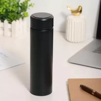 SMART VACUUM INSULATED WATER BOTTLE WITH LED TEMPERATURE DISPLAY  - Black