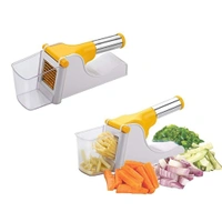 FRENCH FRY CHIPSER / CHIPS SLICER / POTATO CHIPSER / CHIPS MAKER MACHINE / POTATO SLICER WITH CONTAINER