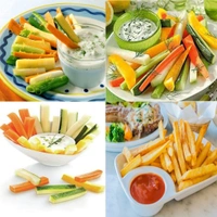 FRENCH FRY CHIPSER / CHIPS SLICER / POTATO CHIPSER / CHIPS MAKER MACHINE / POTATO SLICER WITH CONTAINER