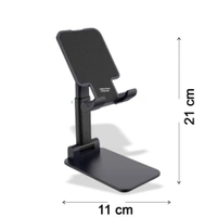 Foldable Portable Desktop Adjustable Cell Phone/Mobile Stand/Holder/Mounts for Desk, Desktop Tablet Stand Compatible with Smartphones/iPad Mini/Game/Kindle/Tablet (4-10")