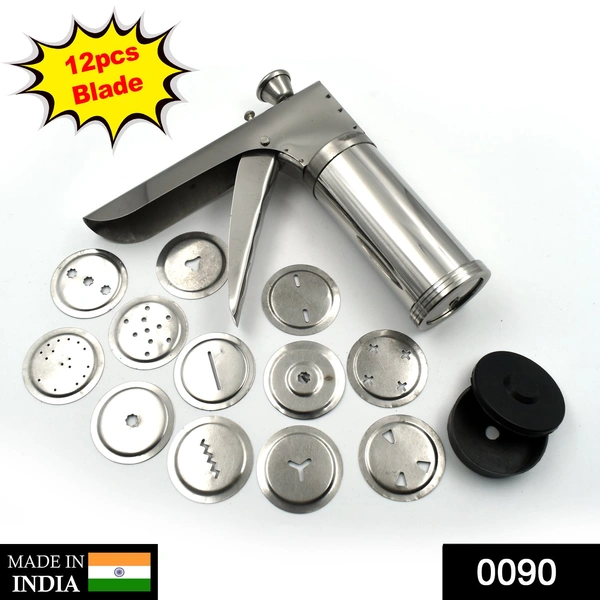 0090 Kitchen Press Set 12 pcs, Silver (Kitchen_Press)