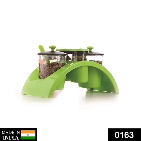 0163 Multipurpose Pickle Jar Set (Multicolour, 4 pcs)