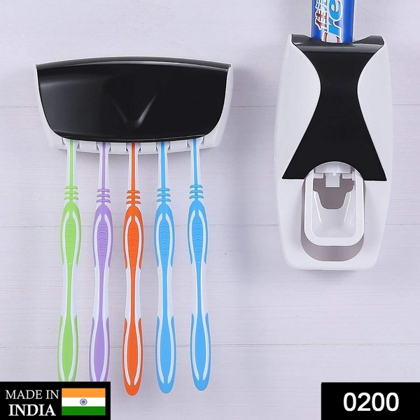 0200 Toothpaste Dispenser & Tooth Brush with Toothbrush
