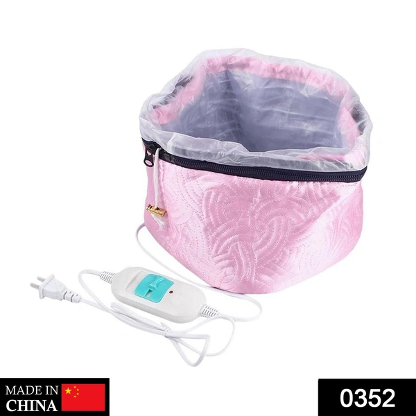 0352 Thermal Head Spa Cap Treatment with Beauty Steamer Nourishing Heating Cap