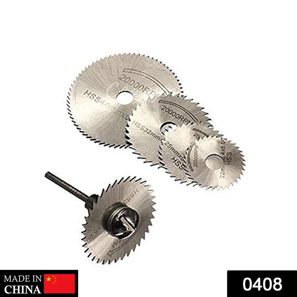 0408 -6pcs Metal HSS Circular Saw Blade Set Cutting Discs for Rotary Tool