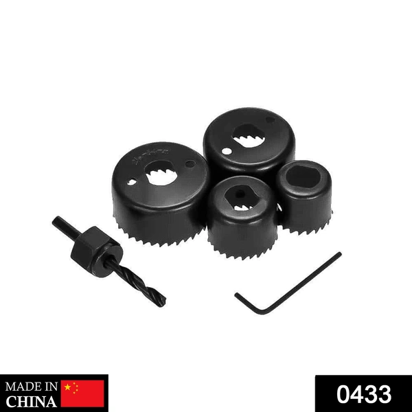 0433 Hole Saw Set Drill Bit set 32mm/38mm/44mm/54mm (6 pcs)