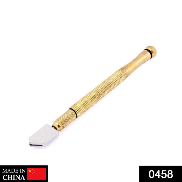 0458 Metal Glass Cutter, Gold