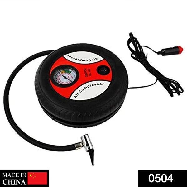 0504 Electric DC12V Tire Inflator Compressor Pump
