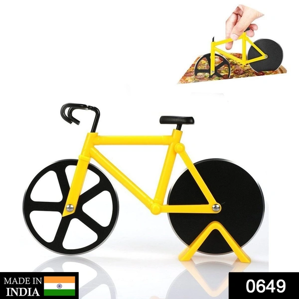 0649 stainless steel Bicycle shape Pizza cutter