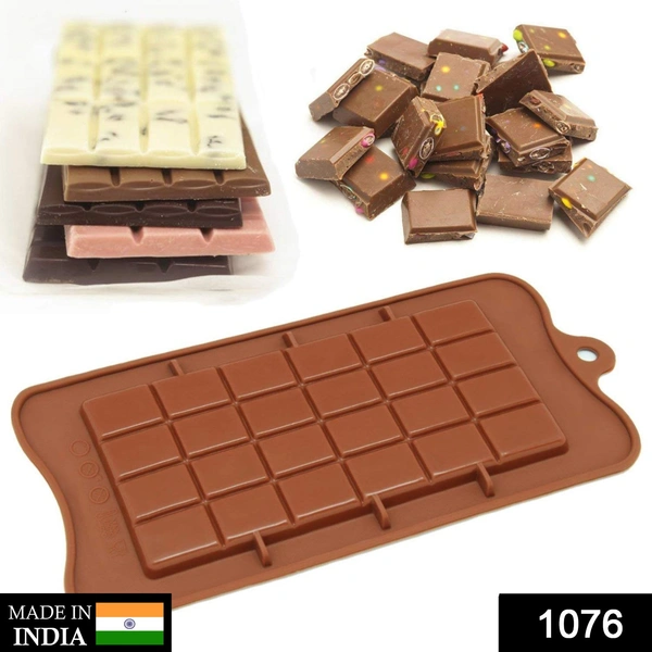 1076 Silicon Bar chocolate Baking Mould of 24-Cavity