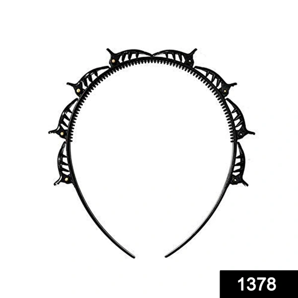 1378 Hair Styling Headband Hair Hoop Hair Band (Multicolour)