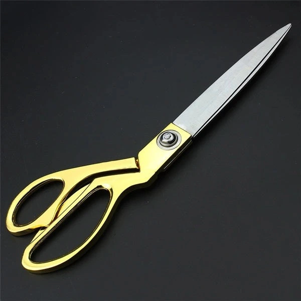 1547 Stainless Steel Tailoring Scissor Sharp Cloth Cutting for Professionals (9.5inch) (Golden)
